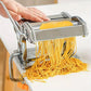 Compact Stainless Steel Pasta Maker with 6 Adjustable Thickness Levels