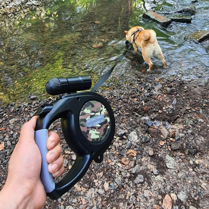 Retractable Leash with Torch