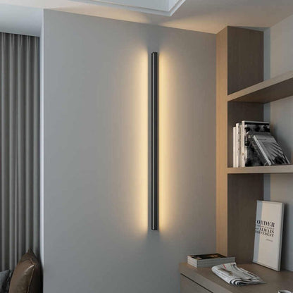 Minimalist Linear Wall Lamp with LED Atmosphere Lighting