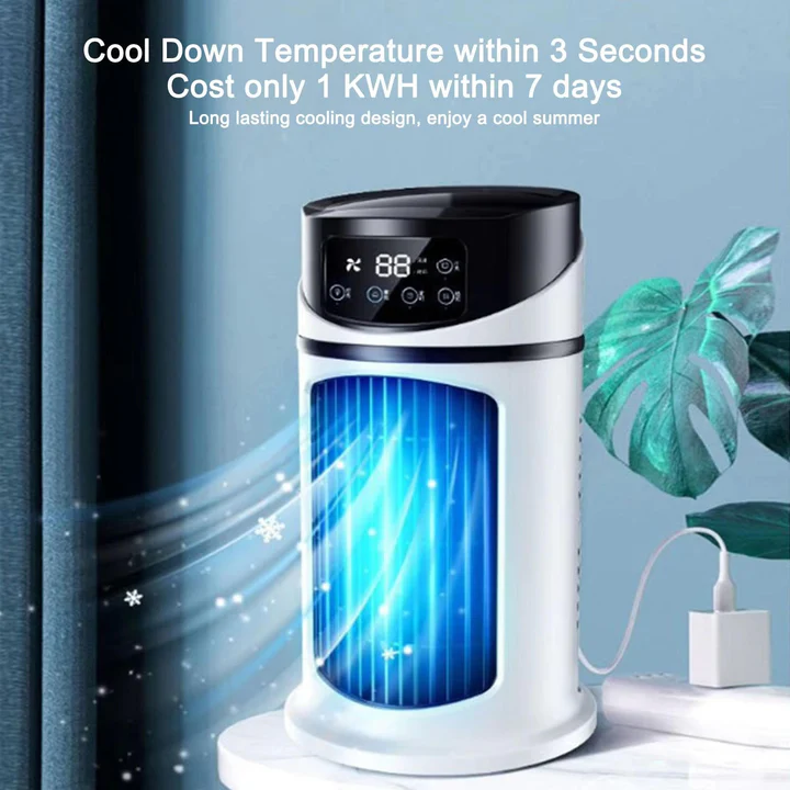 Hudson & Jurgen – Portable AC Unit | Mini Air Conditioner with Remote Control & Energy Saving Design | Ideal for Small Spaces