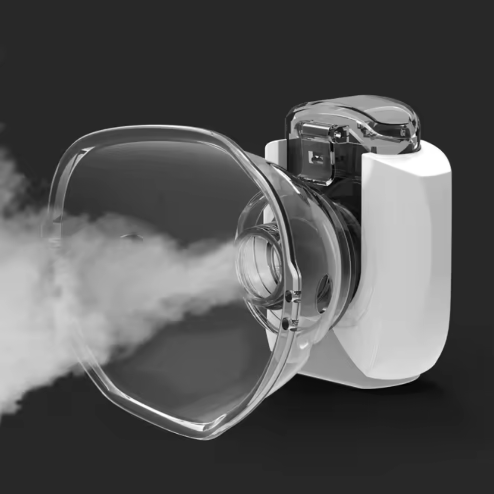 Hudson & Jurgen – Portable Mesh Nebulizer | USB-Powered Device with Dual Masks | Compact & Quiet for Effective Respiratory Treatment