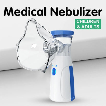 Hudson & Jurgen – Portable Nebulizer | Rechargeable Mesh Nebulizer Machine with Quiet Operation | Handheld Nebulizer for Home & Travel