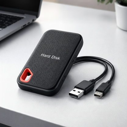 Hudson & Jurgen – Portable SSD External Hard Drive with High-Speed USB-C | Compact Design for Fast Data Transfer