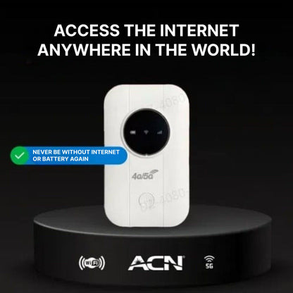 Hudson & Jurgen – Portable WiFi Router | 4G/5G Hotspot with Easy Setup | Compact Design for Reliable Connectivity