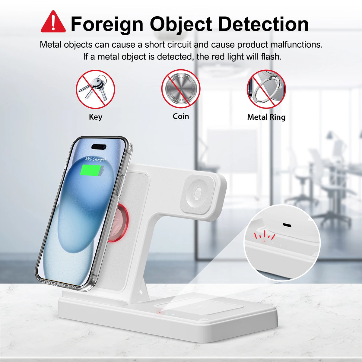 3-in-1 Foldable Magnetic Wireless Charger