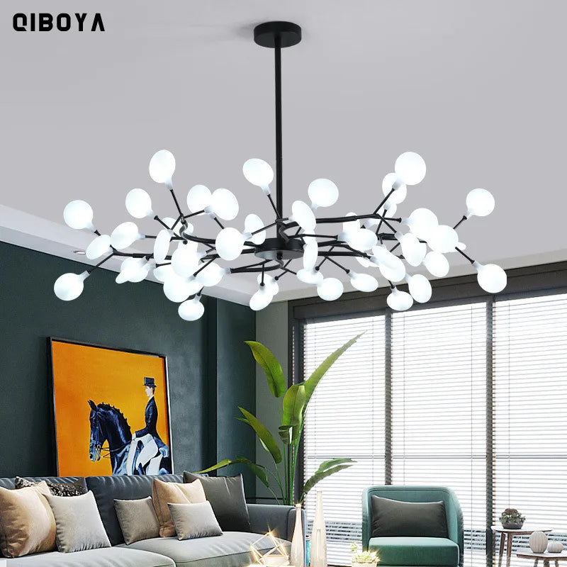 Modern Nordic Gorgeous LED Chandelier Ceiling Lamp For Living Room Bedroom Golden 54-head G9 Bulb Indoor Luxury Home Decoration
