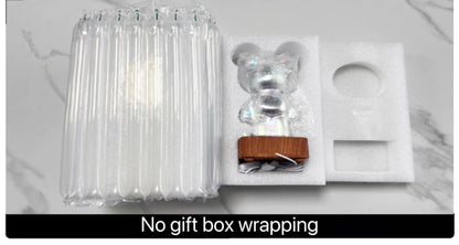 3D Fireworks Bear LED Night Light – Colorful Ambient Lamp