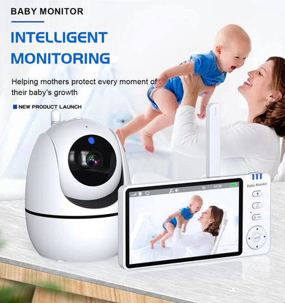 5.0-tommer trådløs video babyalarm – ABM501