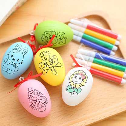Set of 5 DIY Foam Easter Eggs