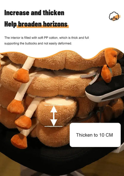 Simulation Bread Toast Cushion Stuffed Memory Foam Pillow Sofa Chair