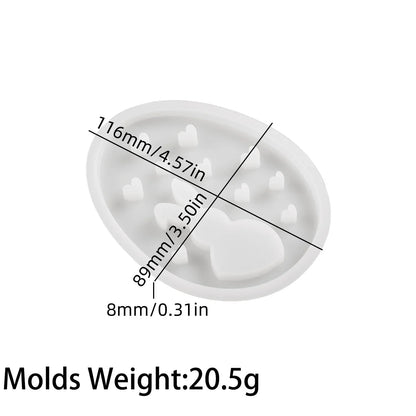 Cute Rabbit Silicone Mold for DIY Easter Bunny LED Night Light