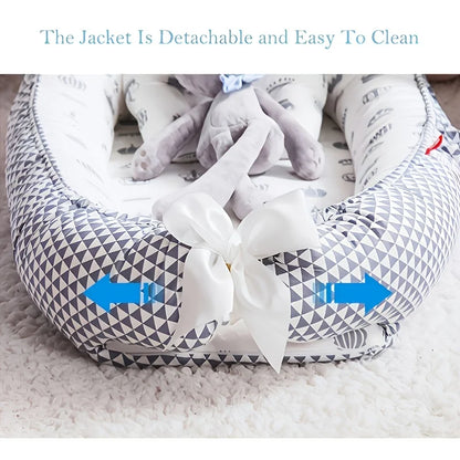 Portable Baby Nest for Co-Sleeping – Breathable & Adjustable