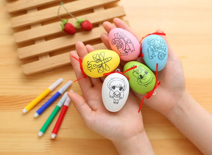 Set of 5 DIY Foam Easter Eggs