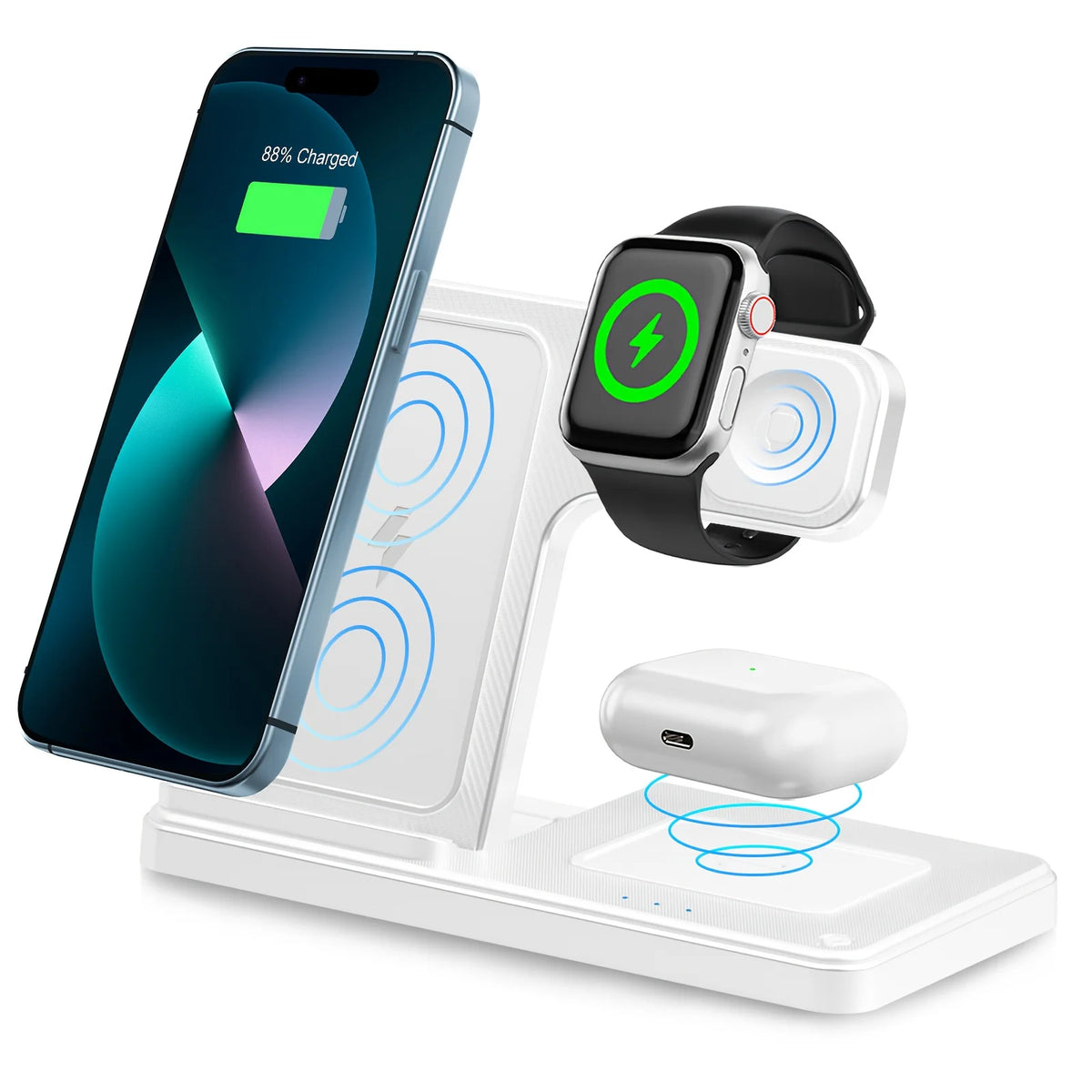 3-in-1 Foldable Magnetic Wireless Charger