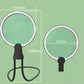Led Magnifying Glass Hanging Neck Handheld Desktop Large Screen Lens Acrylic Magnifying Glass for Seniors Reading Sewing Jewels