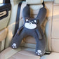 Kids Car Neck Pillow with Seat Belt Safety Sleep Aid Prevent Leaning Head Back