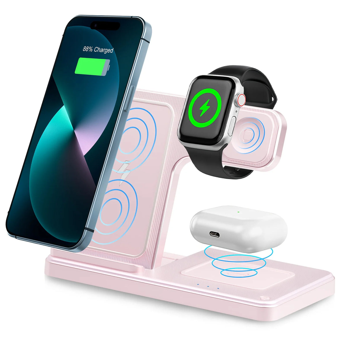 3-in-1 Foldable Magnetic Wireless Charger