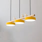 Scandinavian Round Resin Bird Wood Linear Island LED Chandelier Light