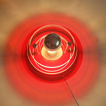 Modern Colorful Iron Acrylic Flying Saucer Shade Light Wall Sconce Lamp For Room