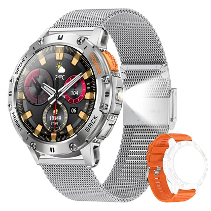 AMOLED smartur – vandtæt fitness tracker med Bluetooth-opkald