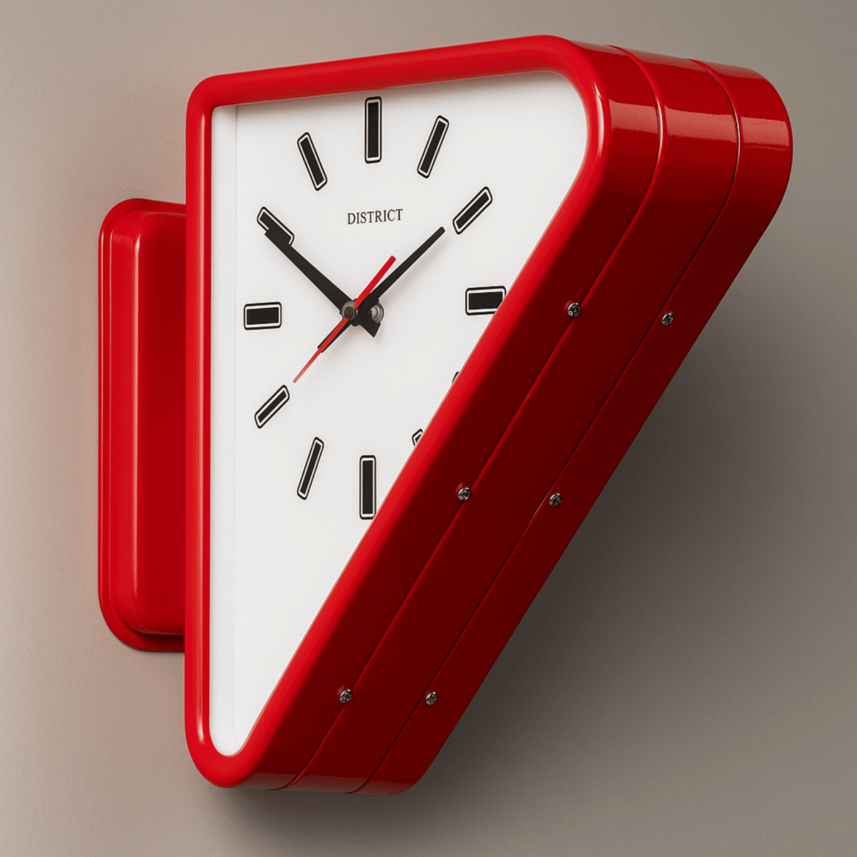 Hudson & Jurgen – Sculptural | Modern Wall Clock with Dual-Sided Design & Silent Movement | Minimalist Decor for Contemporary Interiors