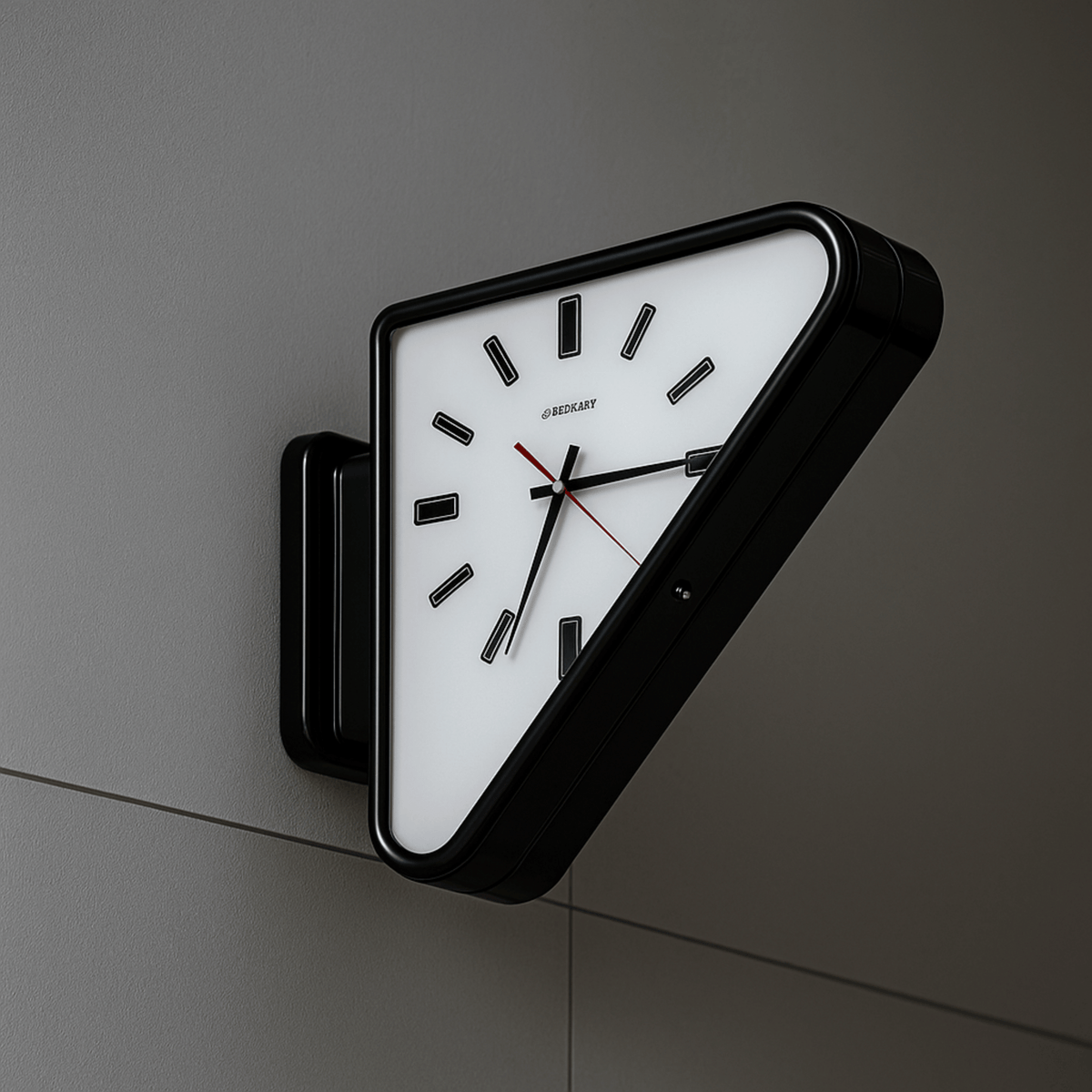 Hudson & Jurgen – Sculptural | Modern Wall Clock with Dual-Sided Design & Silent Movement | Minimalist Decor for Contemporary Interiors