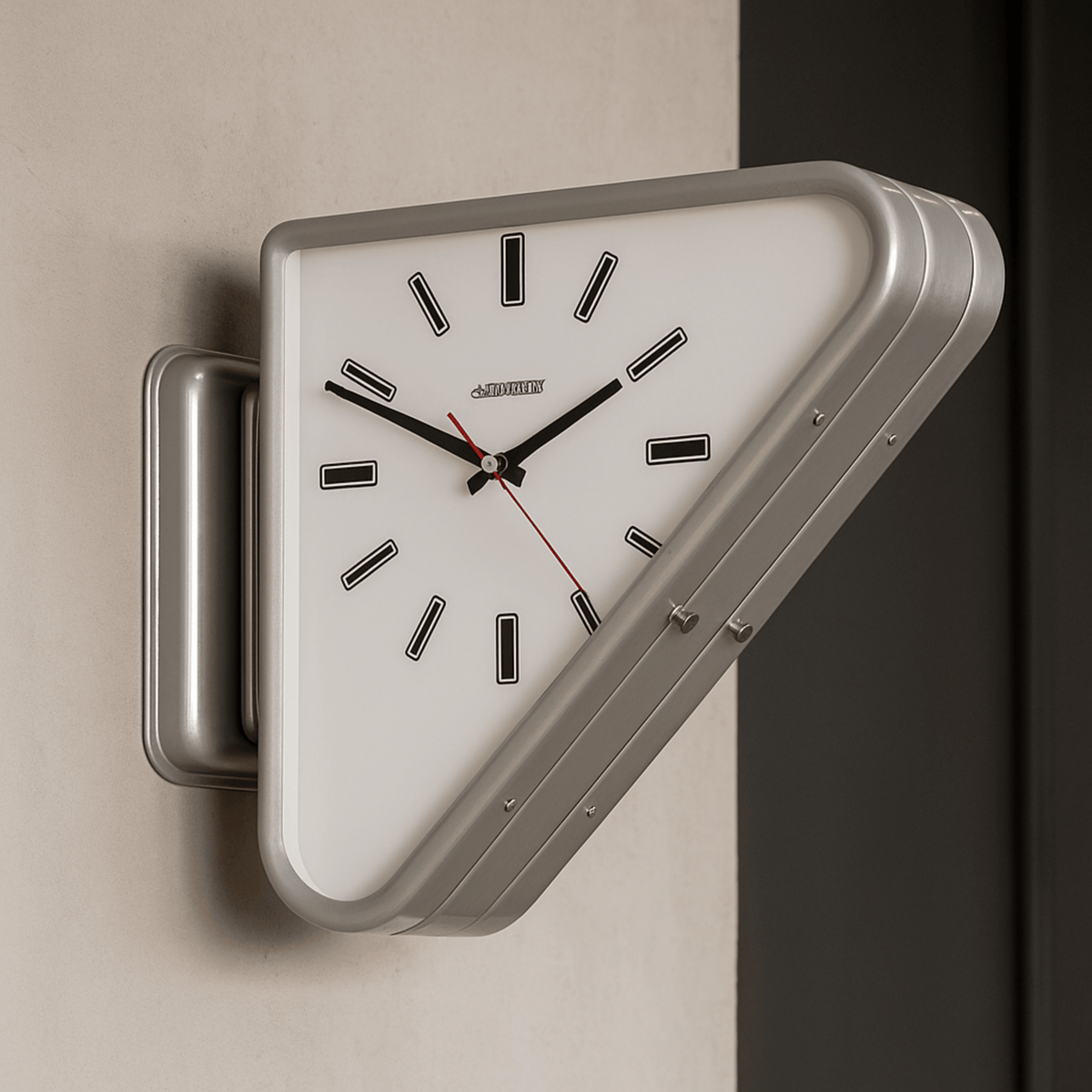 Hudson & Jurgen – Sculptural | Modern Wall Clock with Dual-Sided Design & Silent Movement | Minimalist Decor for Contemporary Interiors
