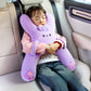 Kids Car Neck Pillow with Seat Belt Safety Sleep Aid Prevent Leaning Head Back