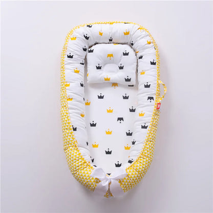 Portable Baby Nest for Co-Sleeping – Breathable & Adjustable