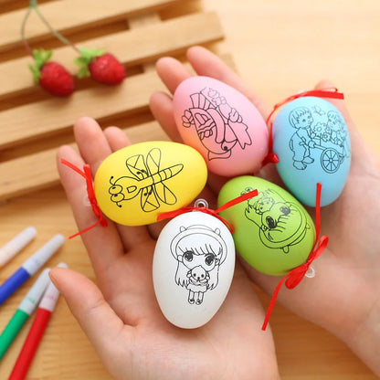 Set of 5 DIY Foam Easter Eggs