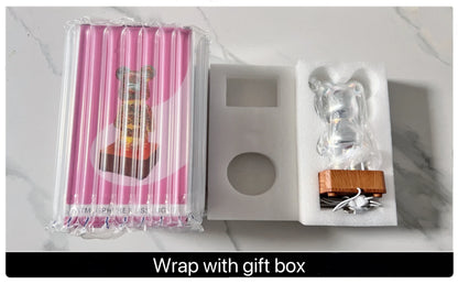 3D Fireworks Bear LED Night Light – Colorful Ambient Lamp