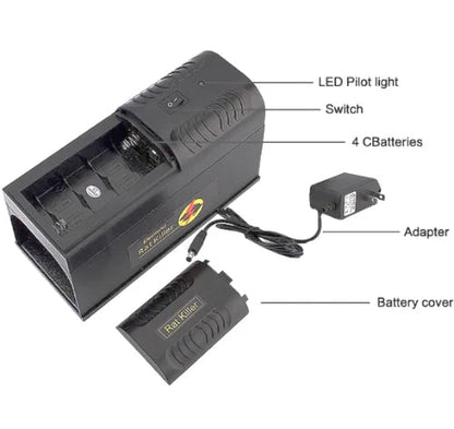 Hudson & Jurgen – Smart Rodent Eliminator | Electric Shock Trap with Humane Dispatch | Efficient Pest Control Solution