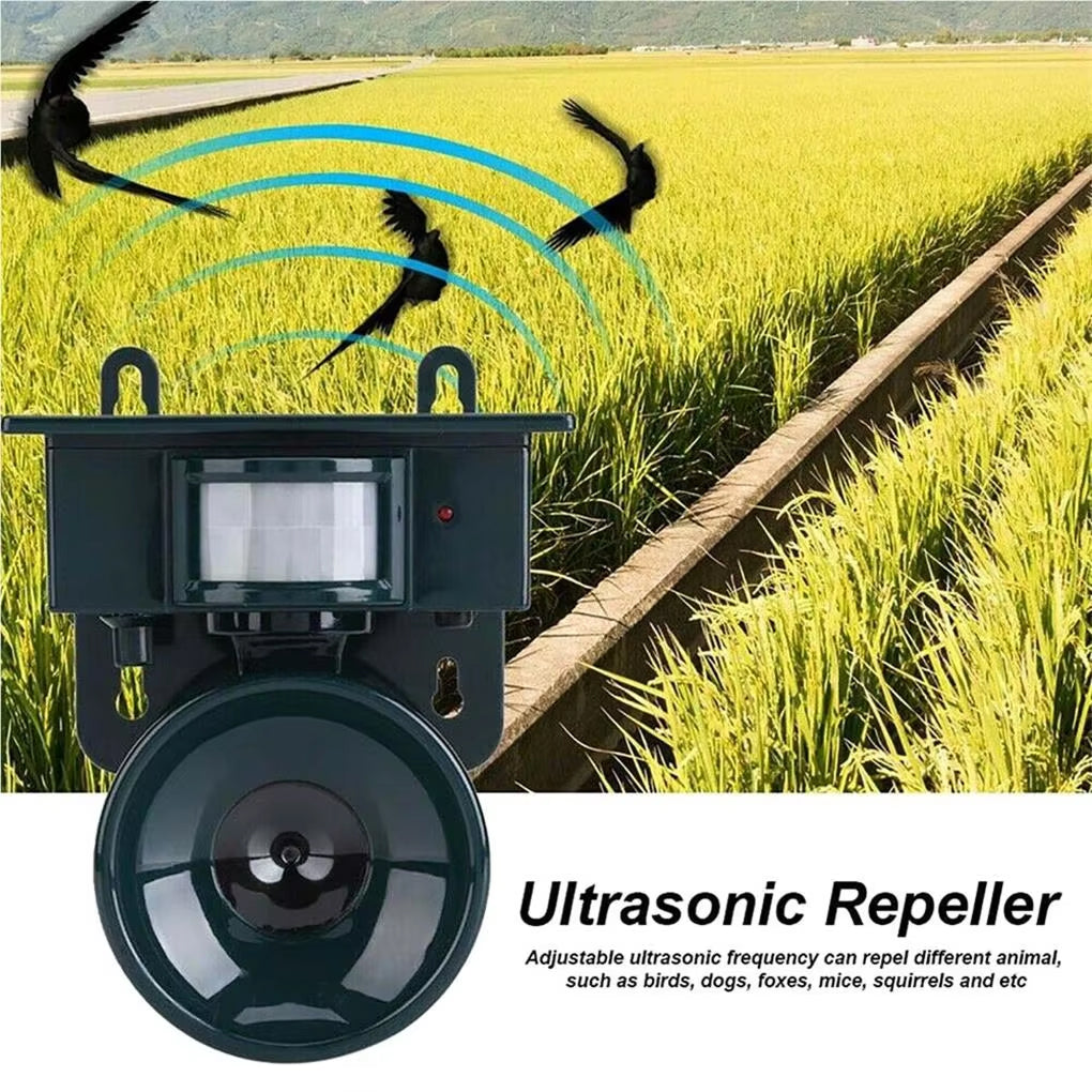 Hudson & Jurgen – Solar Powered Ultrasonic Bat Repellent | Humane Deterrent for Effective Wildlife Management