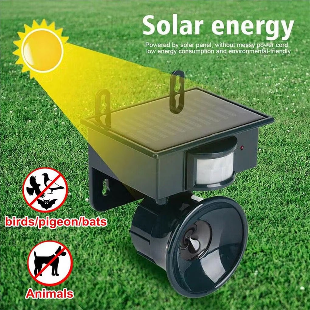 Hudson & Jurgen – Solar Powered Ultrasonic Bat Repellent | Humane Deterrent for Effective Wildlife Management