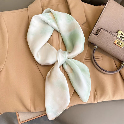 Hudson & Jurgen – Silk Charm Scarf | Plaid Pattern, Versatile Accessory