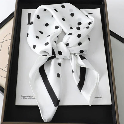 Hudson & Jurgen – Silk Charm Scarf | Plaid Pattern, Versatile Accessory