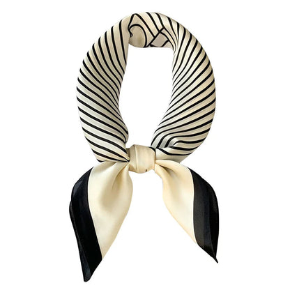 Hudson & Jurgen – Silk Charm Scarf | Plaid Pattern, Versatile Accessory