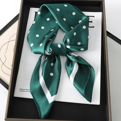 Hudson & Jurgen – Silk Charm Scarf | Plaid Pattern, Versatile Accessory