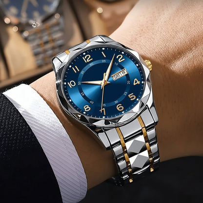 Hudson & Jurgen – Titanium Sports Watch | Multifunction Chronograph with Dual Display | Durable Design for Everyday Performance