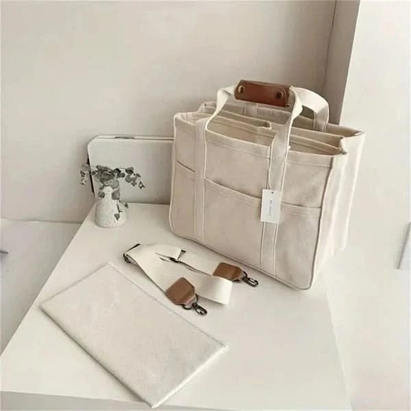 Hudson & Jurgen – Canvas Tote Bag with Spacious Design & Comfortable Handles for Daily Use