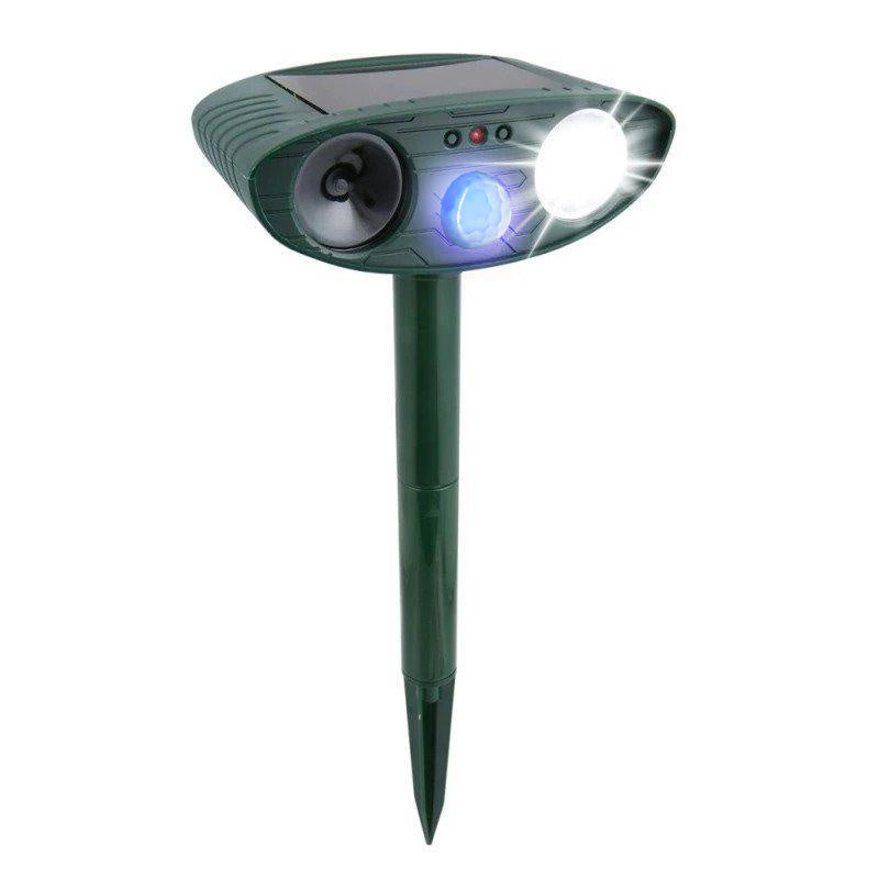 Hud & Jur | Ultrasonic Deer Repellent Solar Powered for Garden Protection