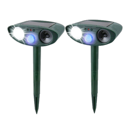 Ultralyd Kanin Afskrækkende – Soldrevet og Blinkende Lys – Bliv Fri for Kaniner