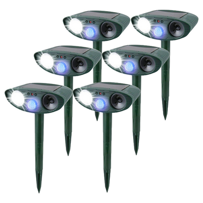 Ultralyd Kanin Afskrækkende – Soldrevet og Blinkende Lys – Bliv Fri for Kaniner