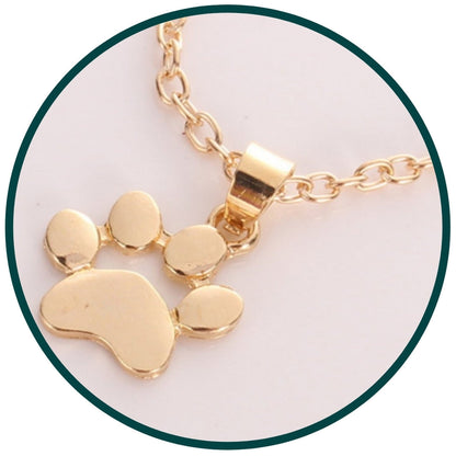 Paw Pendant Necklace