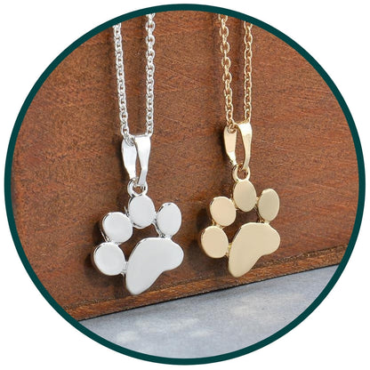 Paw Pendant Necklace
