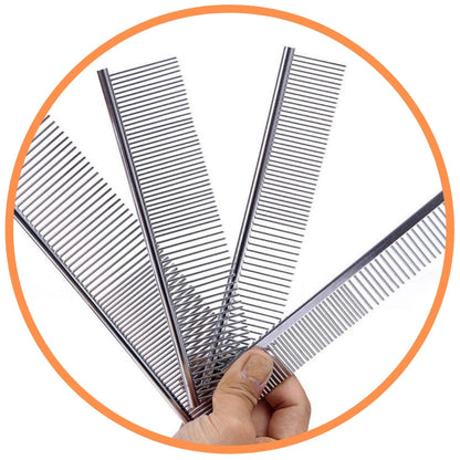 Kam til kæledyr i rustfrit stål