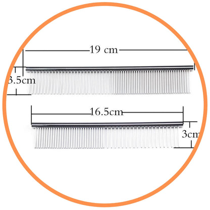 Kam til kæledyr i rustfrit stål