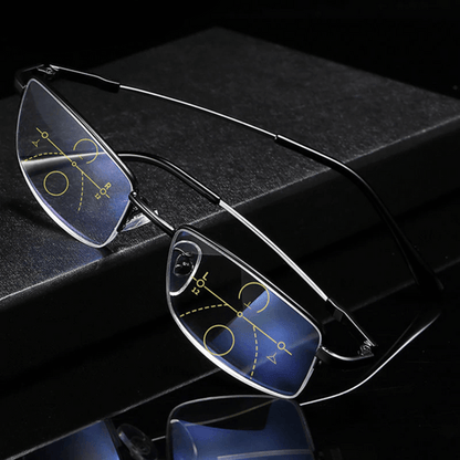 Hudson & Jurgen – Multi-Focus Smart Glasses with Adaptive Blue Light Lenses | Seamless Vision for All Activities