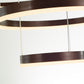 Modern Pendant Light Tir-Circle Black/Gold/Coffee Metal