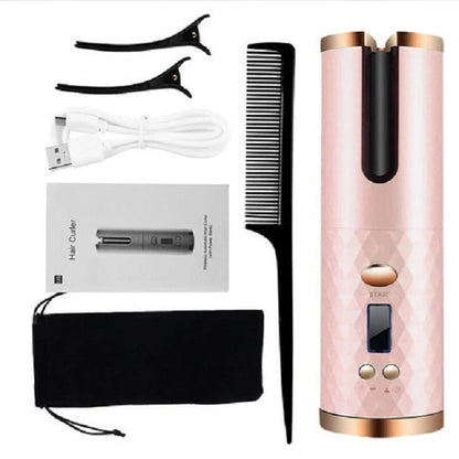 Easy Cordless Automatic Hair Curler for Women